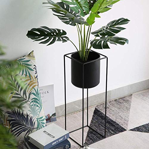 LILIS Soporte para Plantas Soporte para Flores Hierro Forjado Soporte para Macetas Interior Balcón Planta De Pie Estante De Exhibición