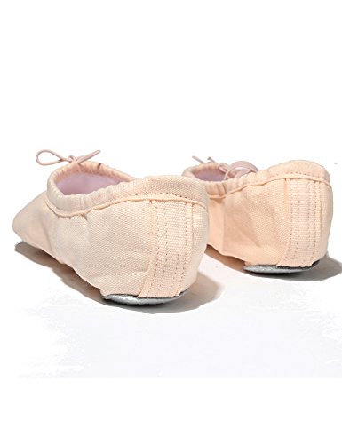 Lily's Locker- Zapatillas de Ballet clásico de Suela Partida Zapatillas Media Punta de Ballet Danza para Niña y Adultos(36,Rosa Claro)