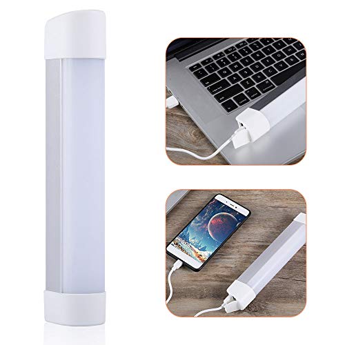 Linterna LED Camping Lámpara, AOKKR USB Recargable Portátil Multifuncional Luz, Noctura Luz de Emergencia Linterna para Camping, Power Bank, con Imán, 4 Modos, 4000mAh