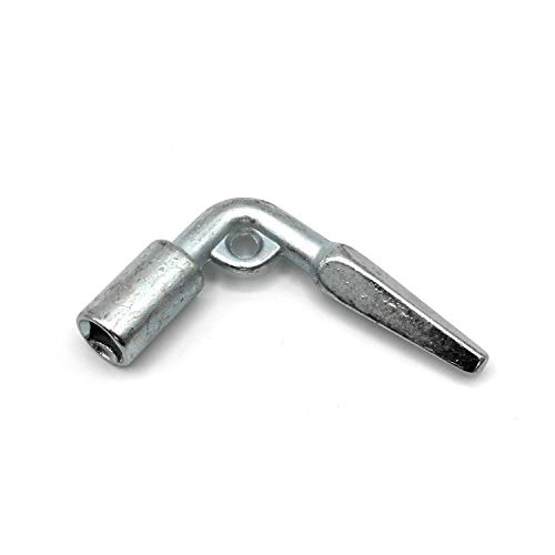 Llave cuadrada (mandril en ángulo) Llave de mandril llave de nueva construcción llave de arquitecto fuera (5-10mm cónico) agujero cuadrado 8mm llave cuadrada zinc fundido galvanizado HEAVYTOOL®