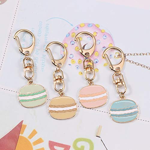 Llavero creativo Forma simple última femenino Llavero de Macarons helado Shell pendiente de la aleación del material llavero regalo de la joyería de venta directa Llavero seguro ( Color : YSK106 G )