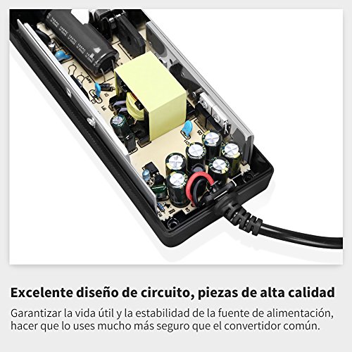 LOETAD 120W Convertidor de Corriente CA a CC Fuente de Alimentación Adaptador de 220V a 12V Encendedor de Cigarrillo de Coche 12V/10A