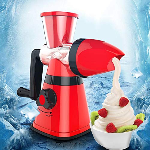 LOISK Máquina de Hacer Helados, DIY Heladera de Frutas Ice Cream Maker yogurtera heladera con dispensador de Helado para Hacer Postres de Frutas