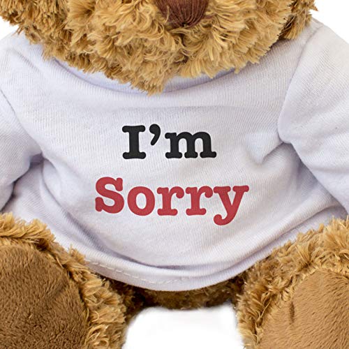 London Teddy Bears Oso de Peluche con Texto en inglés «I Am Sorry»