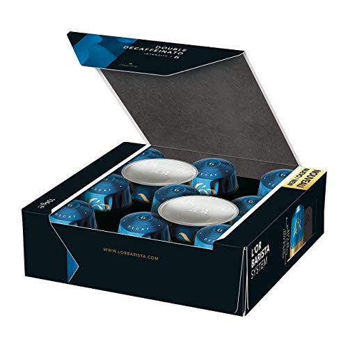 L'OR BARISTA, Cápsulas Doble Espresso Decaffeinato Intensidad 06 - Exclusivas para Cafeteras L'OR BARISTA, Pack de 5 x 10 [Total 50 cápsulas]