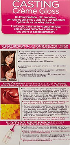 L'Oreal Paris Casting Crème Gloss Coloración Sin Amoniaco Casting Créme Gloss 565 Rojo Grana