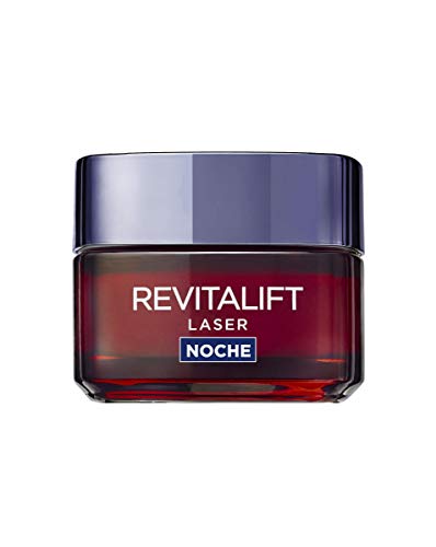 L'Oreal Paris Dermo Expertise - Revitalift Láser Crema de noche intensiva anti-edad, 50 ml