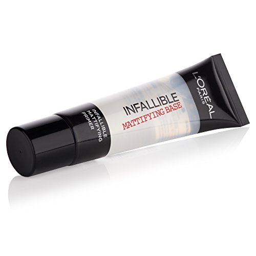 L’Oréal Paris Make-Up Designer Infallible OAP Infaillible Mattifying Primer Base - 01 Transparant - Primer prebase de maquillaje - Prebases de maquillaje (Mate, Tubo, #eaeaea, 25 mm, 38 mm, 130 mm)