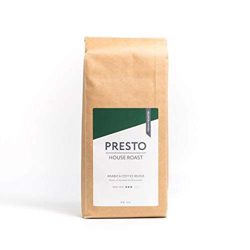 Los granos de café Presto – Café Brasileño - Tueste ligero de granos de café enteros 1KG - Arábica Suave - Perfecto para la máquina de café - Ganador del Premio del Gran Gusto 2019 - (1 x 1KG)