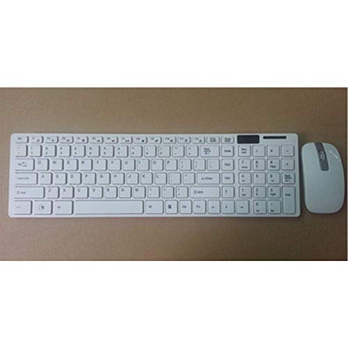 LQH Teclado inalámbrico, Teclado inalámbrico y ratón, Teclado inalámbrico de Juegos, Teclado inalámbrico Combo de ratón, Diseño Delgado, Ligero y Ultra Thin Teclado inalámbrico