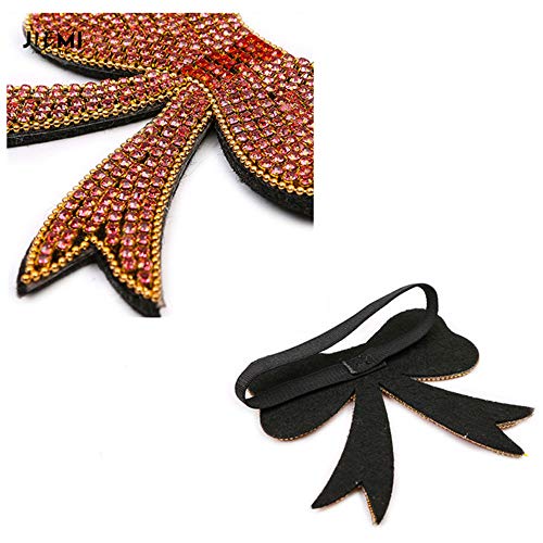 L&SH 2 Unids Rhinestone Decorativo Arco Mariposa Zapatos, Moda Elegante Hechos A Mano Accesorios De Tacón Alto, Accesorios De Zapatos, Flores De Zapatos