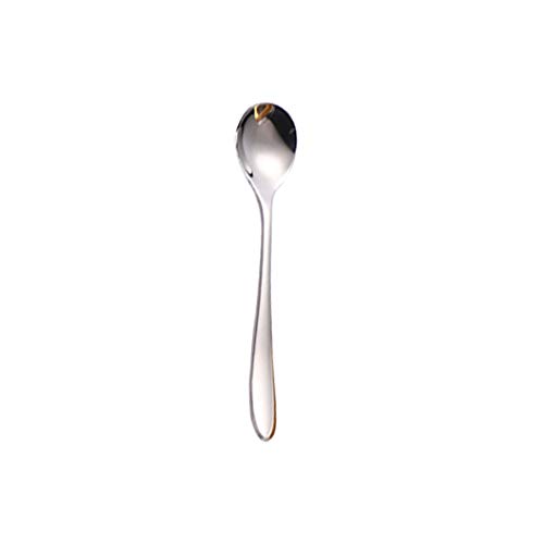 LSTC Cuchara Helado Cuchara para Miel Cuchara de Miel Chocolate cucharas agitadores Cucharas de Servir Cuchara de té Cuchara de Nutella Cucharas Conjuntos Silver,s