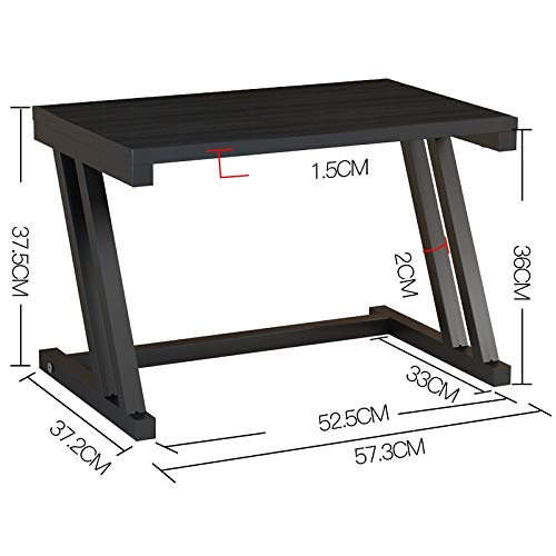 Lsxue Utensilios de cocina Rack de especias Herramienta Marco de la tabla de cortar Hierro forjado Bastidor de almacenamiento de metal Rack de horno telescópico Piso Rack de horno de microondas de dos