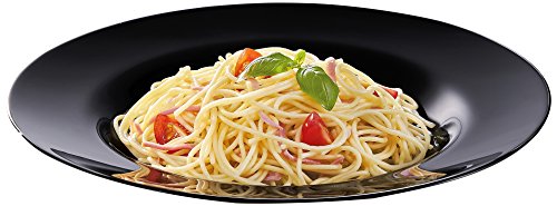 Luminarc Friends' Time - Plato para pasta 28,5 cm, color negro