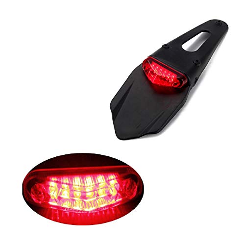 Luz Trasera Led Para Motocicleta Guardabarros Fender Stop Trasero Mx Trail Supermoto