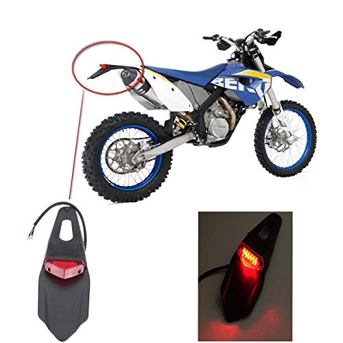 Luz Trasera Led Para Motocicleta Guardabarros Fender Stop Trasero Mx Trail Supermoto