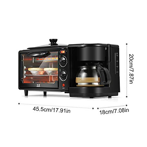 LZC Horno de Pan Tres en uno, versátil, Compacto y fácil de Limpiar. Máquina de Hacer Pan con Control de Temporizador Ajustable para cocinas pequeñas, Apartamentos y dormitorios.