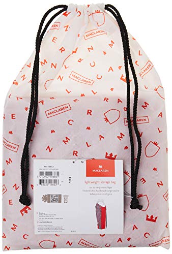 Maclaren ASE62012 Bolsa Ligera de Almacenamiento - Mantenga la Silla de Paseo Limpia con Una Bolsa de Nylon Duradera con Correa de Transporte y Cierre con Cordón, Multicolor