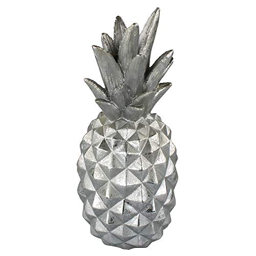 MACOSA WV428 - Figura decorativa de piña vintage, accesorio para el hogar fruta tropical, 33 cm de alto, decoración brillante