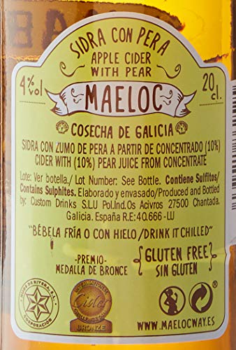 Maeloc Sidra con Pera - Pack de 4 x 200 ml