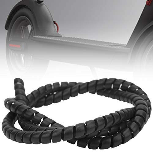 MAGT Tubo Espiral de línea de Freno, Tubo Espiral de línea de Freno Cable Protector de la Carcasa Protector de la Cubierta Accesorios para Xiaomi M365 Scooter eléctrico(Negro)