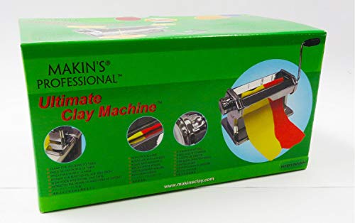 Makin's Clay Máquina de Arcilla, Acero Inoxidable, Plateado