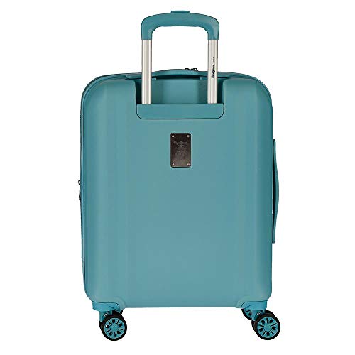 Maleta de cabina Pepe Jeans Glasgow Azul Mar rígida 55cm