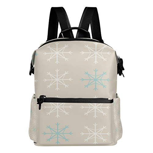 Malplena - Mochila de senderismo con diseño de copo de nieve