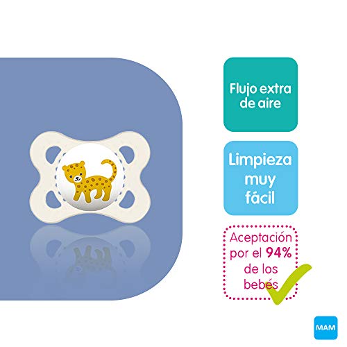 MAM First Steps Set, regalos para bebé (+0), canastilla con 2 biberones anticólicos Easy Start (160/260 ml) y 4 chupetes Original de silicona (2 x 0-2/2 x +6 meses), NIÑO (Azul)