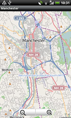 Manchester NH Street Map