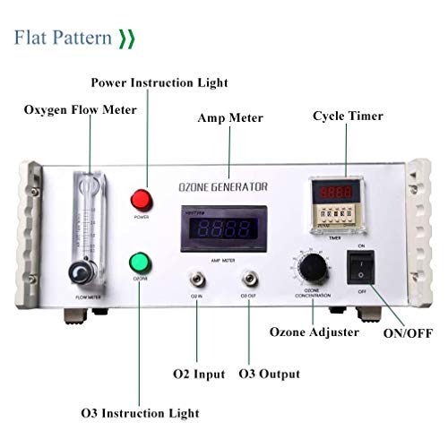 Máquina De Terapia De Ozono De Alta Pureza 1.5-3.0 G/H 3G Generador De Ozono Médico Generador De Ozono Productor De Ozono De Terapia (220 V)