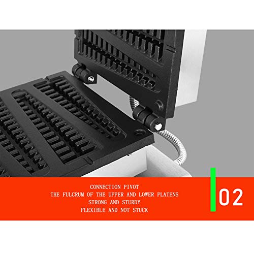 Máquina para hacer gofres en forma de árbol Plancha para hacer muffins Maquinaria comercial Equipo eléctrico Antiadherente Con temporizador de 0-5 minutos 0-300 ℃ Temperatura ajustable Acero inoxidabl