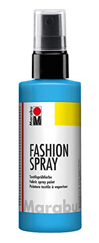 Marabu - Pintura Textil con pulverizador (100 ml), Color Azul Cielo