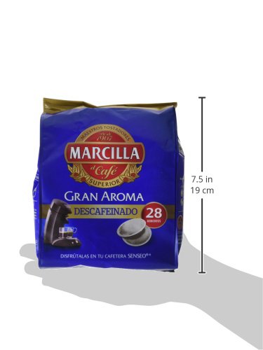 Marcilla monodosis GRAN AROMA DESCAFEINADO - [Pack de 5]