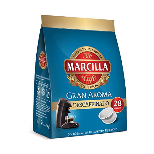 Marcilla monodosis GRAN AROMA DESCAFEINADO - [Pack de 5]