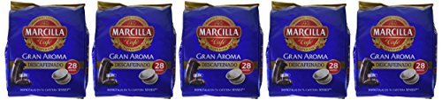 Marcilla monodosis GRAN AROMA DESCAFEINADO - [Pack de 5]