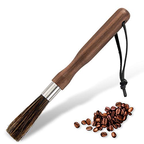 Mariisay Cepillo De Limpieza De Polvo De Molino De Café Cepillo De Máquina De Café Mango De Madera Cerda De Cerdo Cepillo De Café Espresso para Barista Venta Inicio Uso Diario Producto