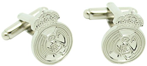 MasGemelos - Gemelos Real Madrid Plateado Cufflinks