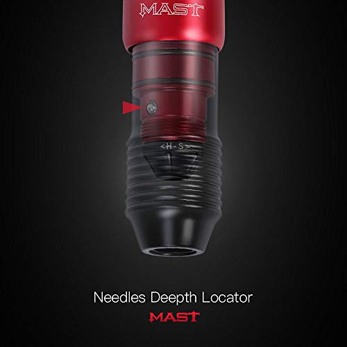 Mast Sai Tattoo Pen Machine, Rotary Tattoo Machine Custom Mast Motor, 3.2mm and 3.7mm Stroke Length Soft and Hard Hit, 30mm