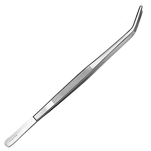 May Pinza para Servir - Pinzas de Cocina - Pinzas para Carne - Longitud: los 30 cm - Acero Inoxidable