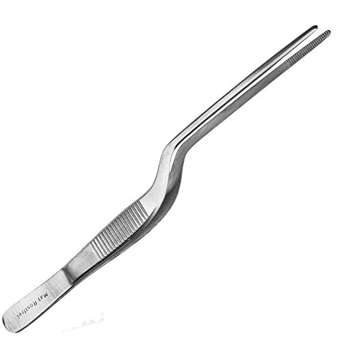 May Pinzas Gourmet - Pinzas para Servir - Pinzas de Cocina - Pinzas para Carne - Longitud: los 20 cm - Acero Inoxidable