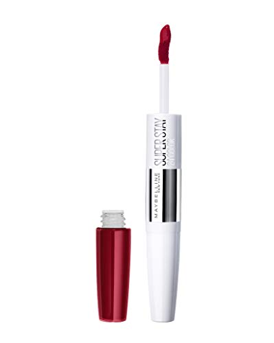 Maybelline New York - Superstay 24H, Pintalabios Mate de Larga Duración, Tono 515 Blazing Red