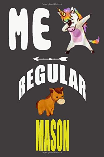 Me regular MASON: MASON Gift: 6x9 Notebook, Ruled, 110 pages, funny appreciation gag gift, for office, unique diary, graduation gift, retirement