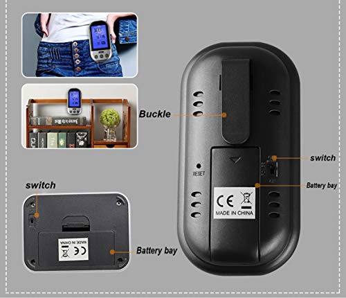 MEASBQ Termómetro inalámbrico para Alimentos Termómetro inalámbrico para Parrilla de Doble sonda, termómetro Digital para cocinar Alimentos, Cocina de Lectura instantánea, Barbacoa, Agua-Silver