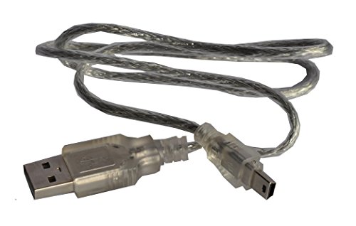 Media Express cable USB 2.0 con conectores macho A a mini-B, 60 cm / 1,97 ft, Plata