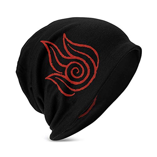 Medlin Gorro de punto para niños y jóvenes Avatar The Last Legend - Gorro diario Deliciously Soft en Fine Knit Black