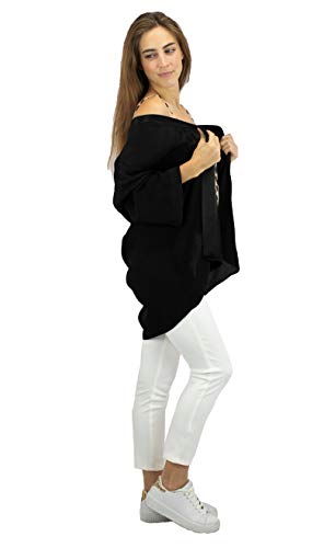 Mer’s Style – Chaqueta Otoño Blazer de Vestir, Negro Talla S-38 Mujer