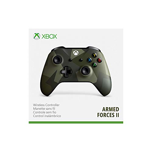 Microsoft - Mando Inalámbrico Armed Forces, Edición Especial (Xbox One), multicolor