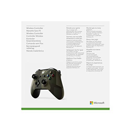 Microsoft - Mando Inalámbrico Armed Forces, Edición Especial (Xbox One), multicolor