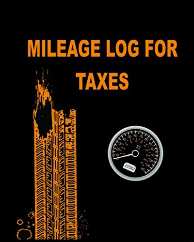 Mileage Log for Taxes: A Simple Mileage Log Book to Track Your Odometer, Gas and Mileage Daily | Black Cover | A Mileage Tracker for Taxes